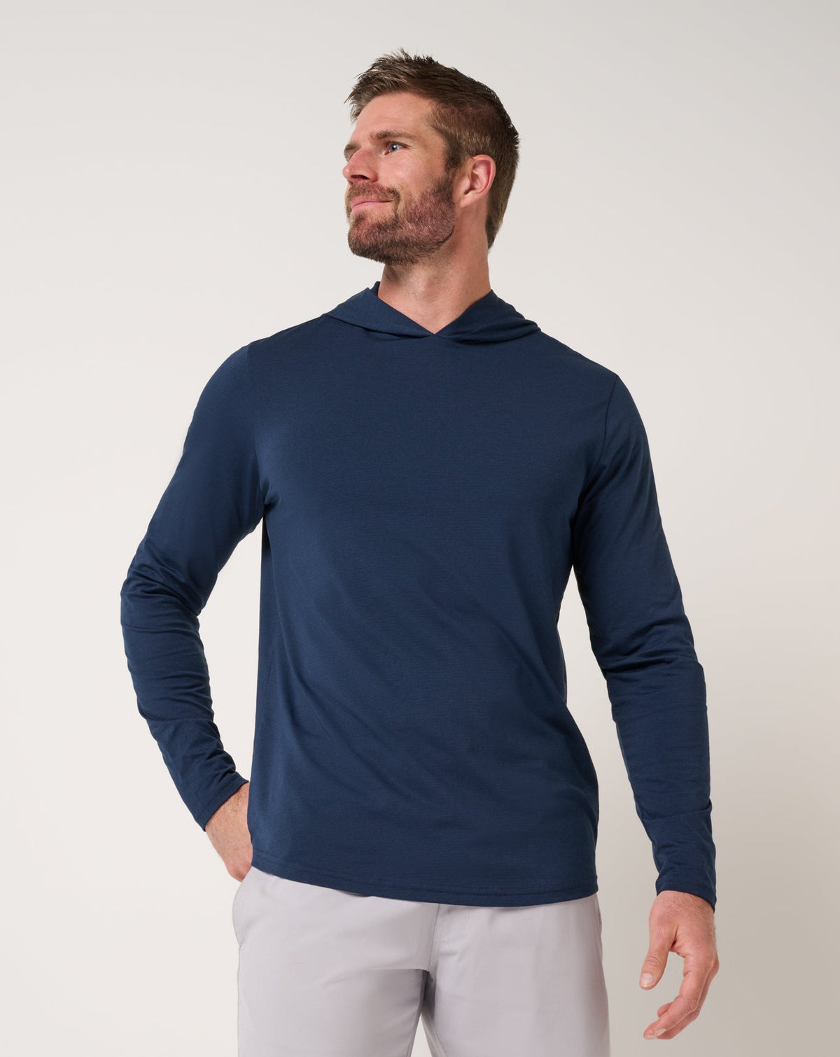 TravisMathew | Performance Jersey Hoodie - Total Eclipse