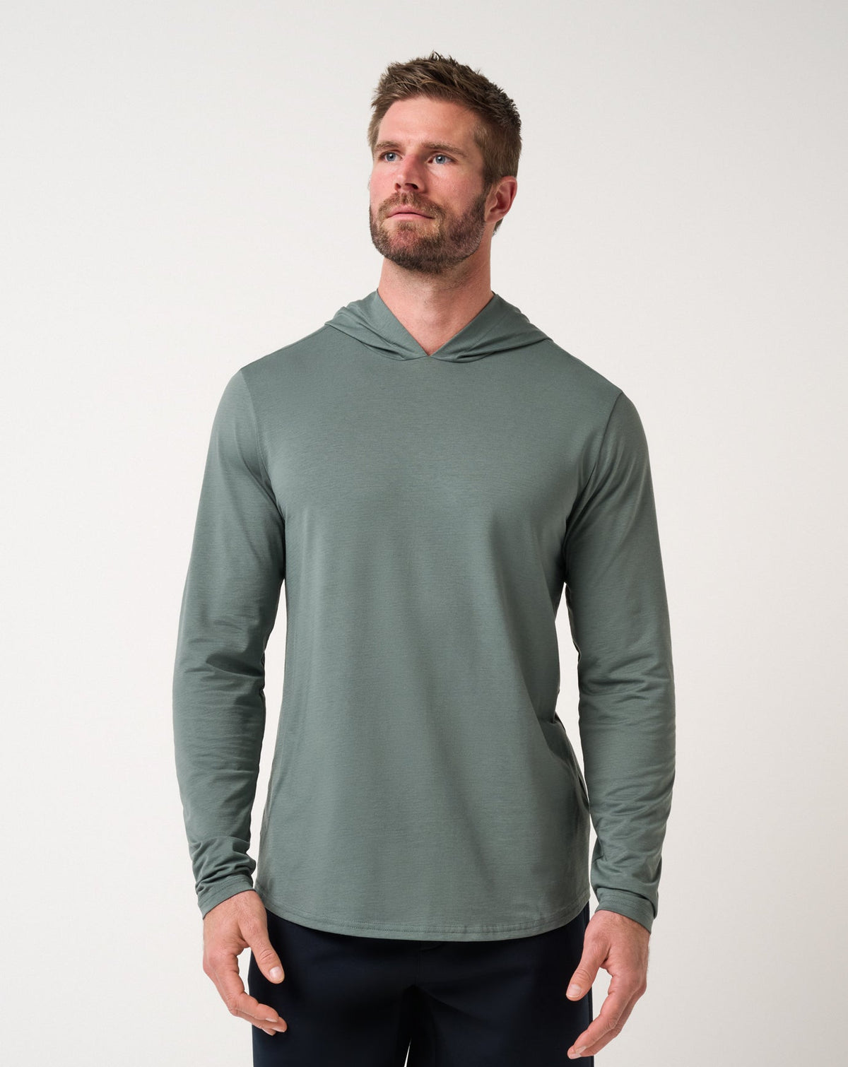 TravisMathew | Performance Jersey Hoodie - Balsam Green