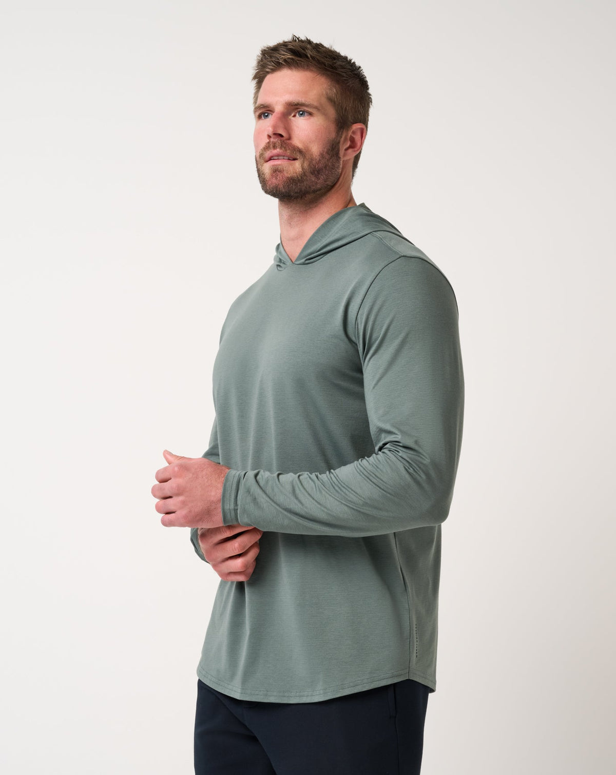 TravisMathew | Performance Jersey Hoodie - Balsam Green
