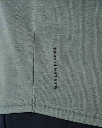 TravisMathew | Performance Jersey Hoodie - Balsam Green