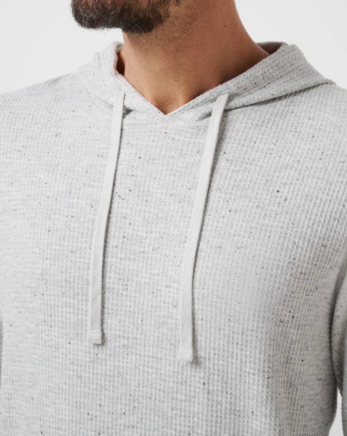 TravisMathew | Cloud Waffle Hoodie - Light Grey