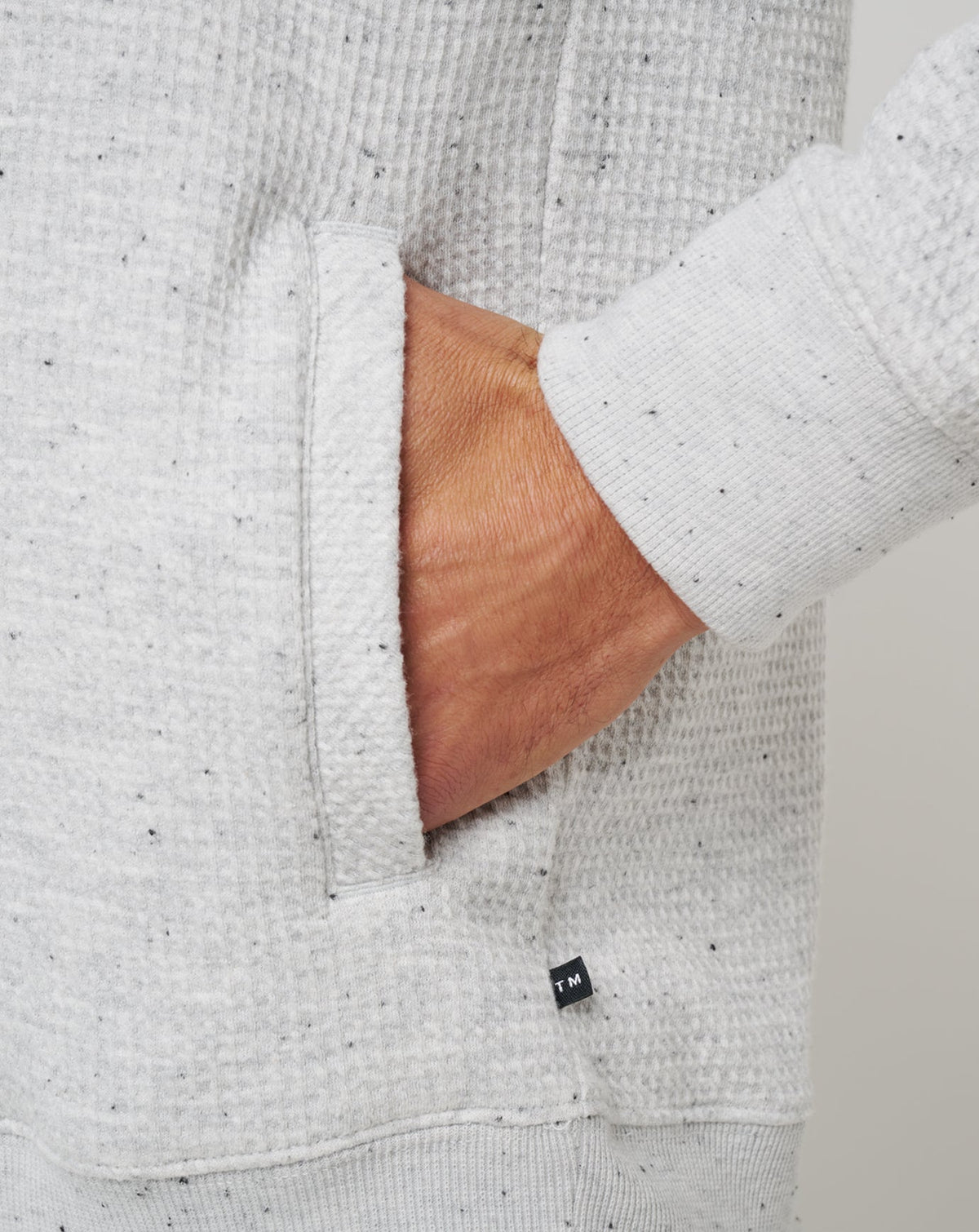 TravisMathew | Cloud Waffle Hoodie - Light Grey
