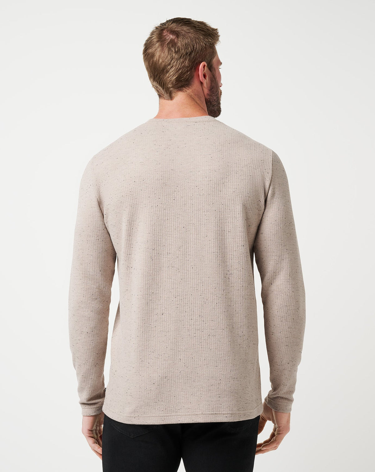 TravisMathew | Cloud Waffle Crew - Oxford Tan