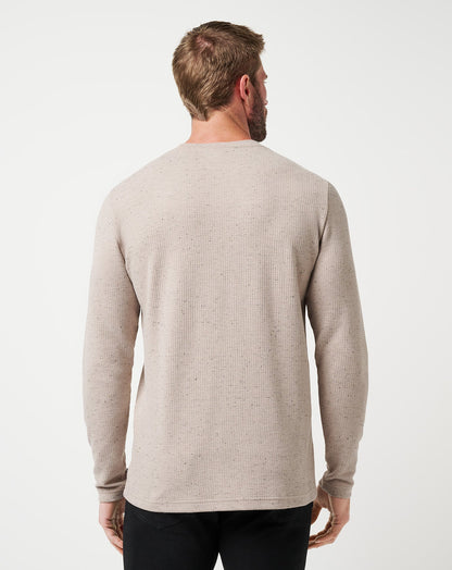 TravisMathew | Cloud Waffle Crew - Oxford Tan