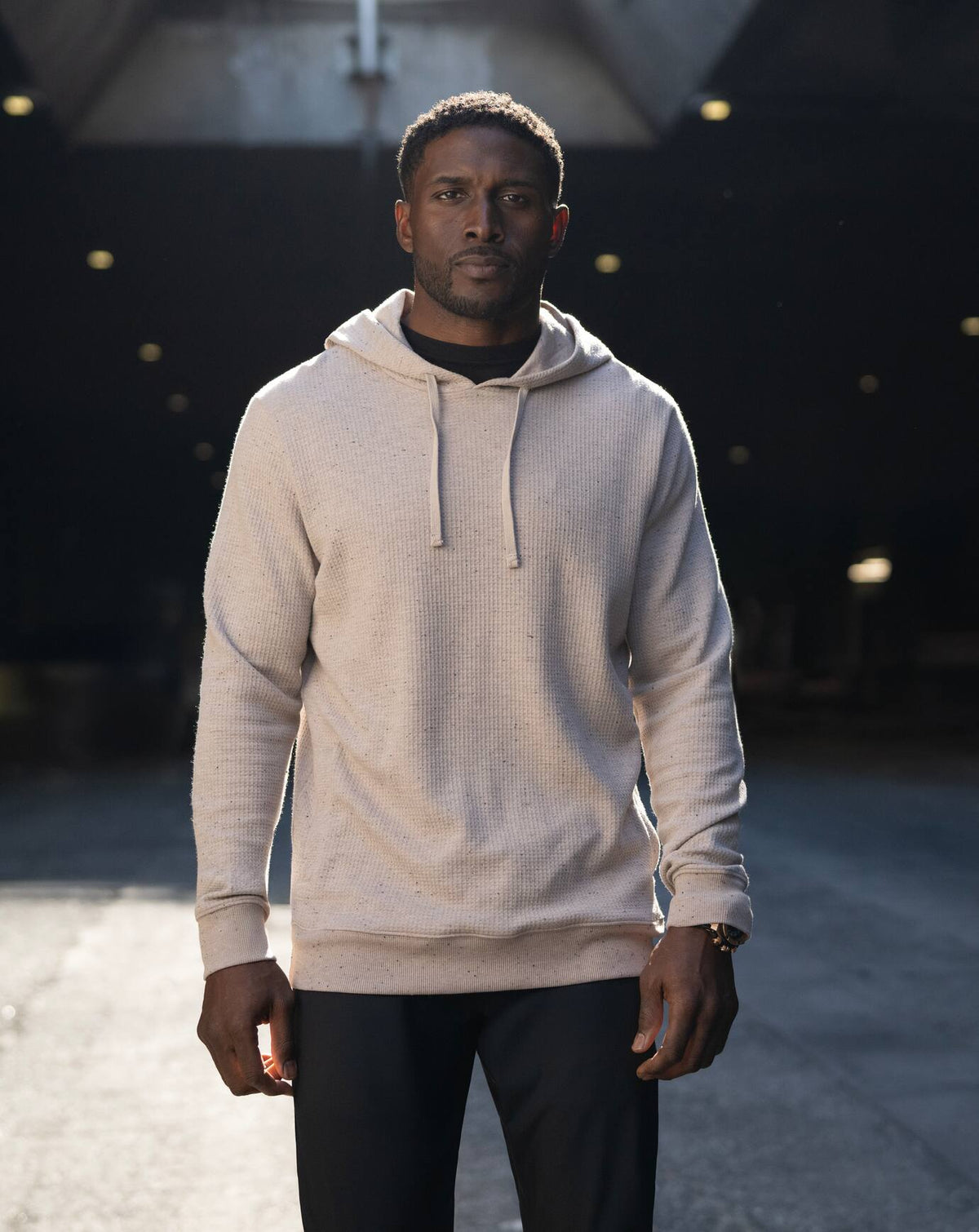 TravisMathew | Cloud Waffle Hoodie - Oxford Tan