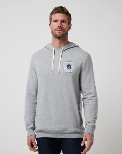 TravisMathew | New York Yankees Stadium Hoodie - Heather Grey