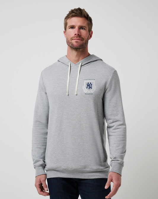 TravisMathew | New York Yankees Stadium Hoodie - Heather Grey