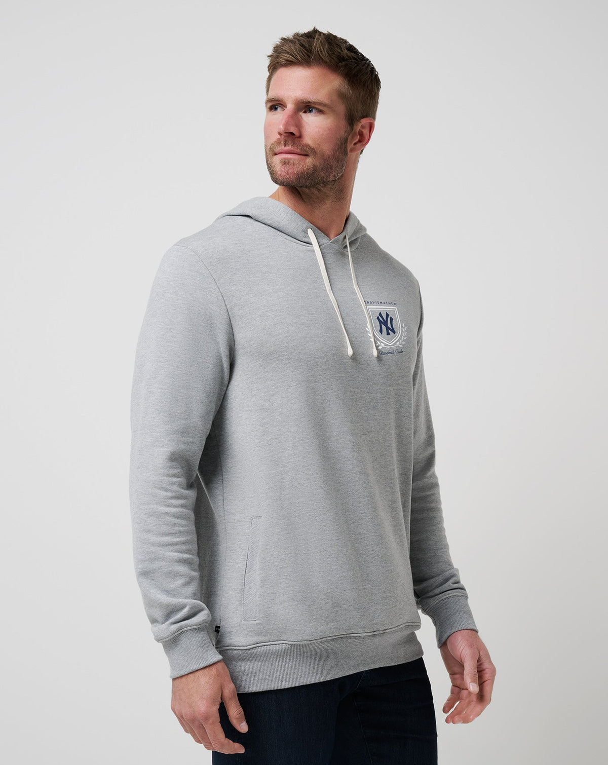 TravisMathew | New York Yankees Stadium Hoodie - Heather Grey