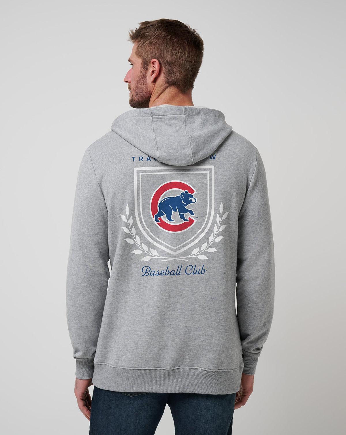 TravisMathew | Chicago Cubs Stadium Hoodie - Heather Grey