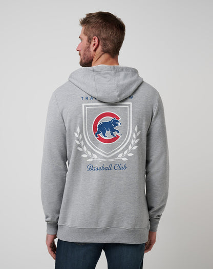 TravisMathew | Chicago Cubs Stadium Hoodie - Heather Grey