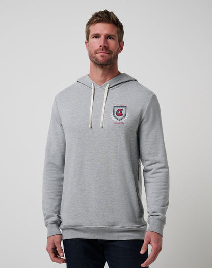 TravisMathew | Atlanta Braves Stadium Hoodie - Heather Grey