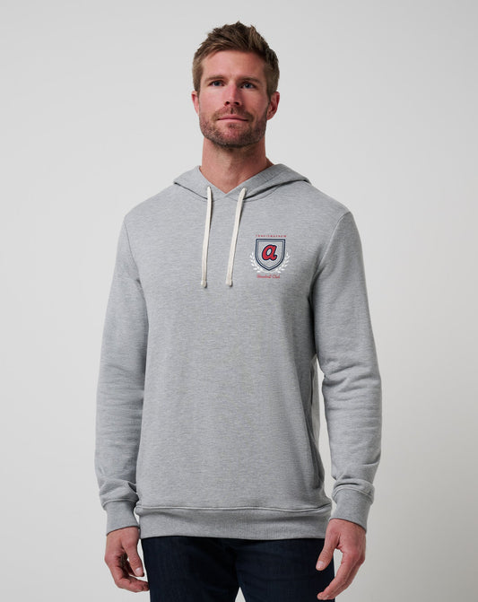 TravisMathew | Atlanta Braves Stadium Hoodie - Heather Grey