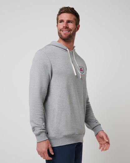 TravisMathew | Atlanta Braves Stadium Hoodie - Heather Grey