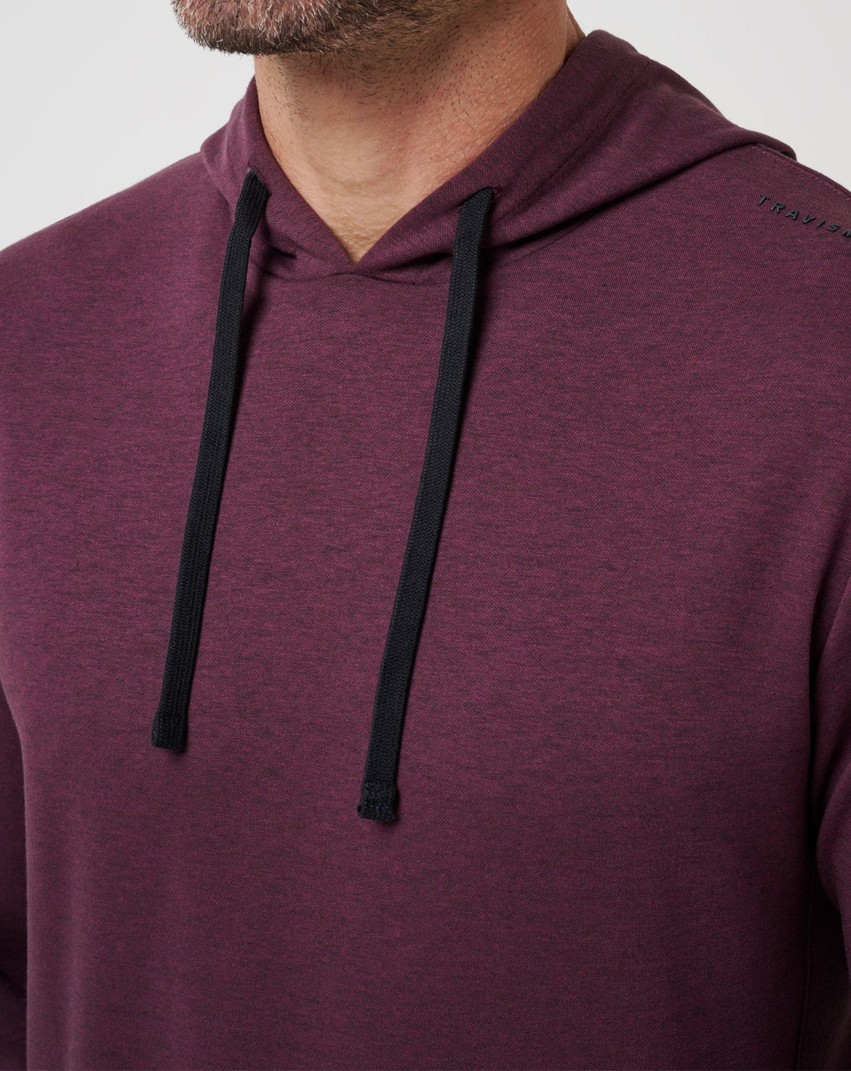 TravisMathew | Upgraded Tech Hoodie - Heather Mauve Wine
