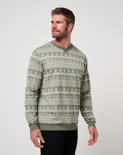 TravisMathew | Family Time Crew - Dark Olive