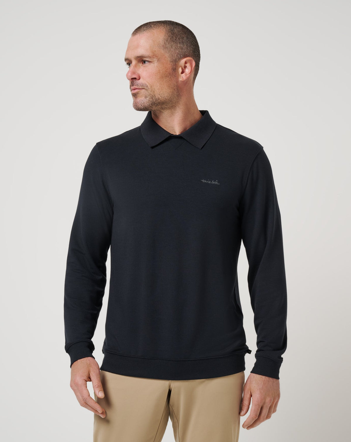 TravisMathew | Amenities Collar Crew - Black