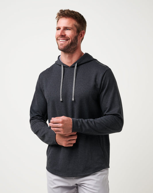 TravisMathew | Upgraded Tech Hoodie - Heather Black