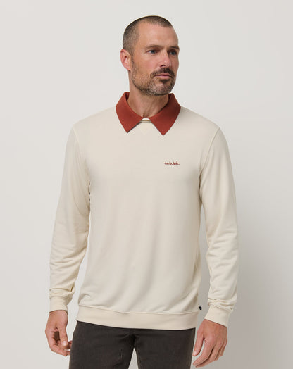 TravisMathew | Amenities Collar Crew - Birch