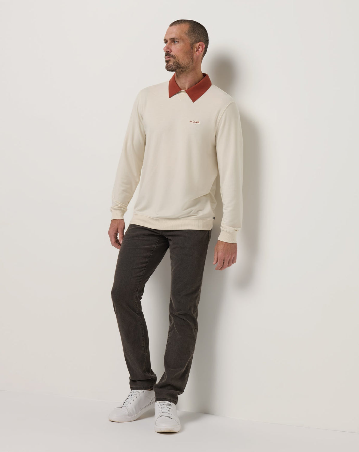 TravisMathew | Amenities Collar Crew - Birch