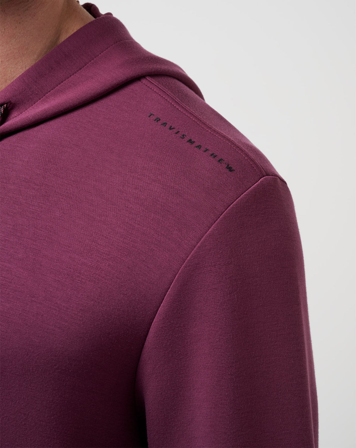 TravisMathew | Fibercloud Hoodie - Mauve Wine