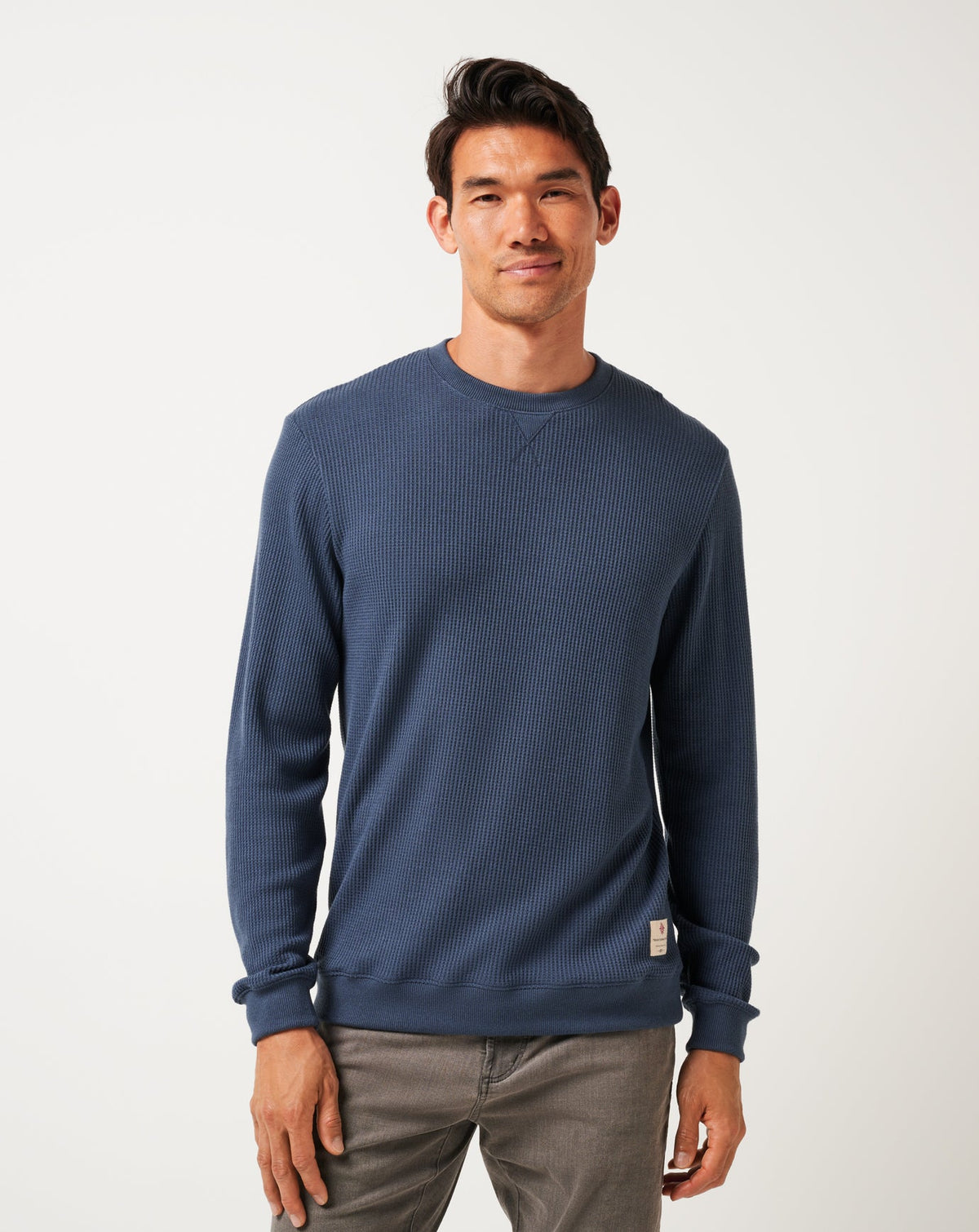 TravisMathew | Nonrev Long Sleeve Crew - Mood Indigo/Vintage Indigo