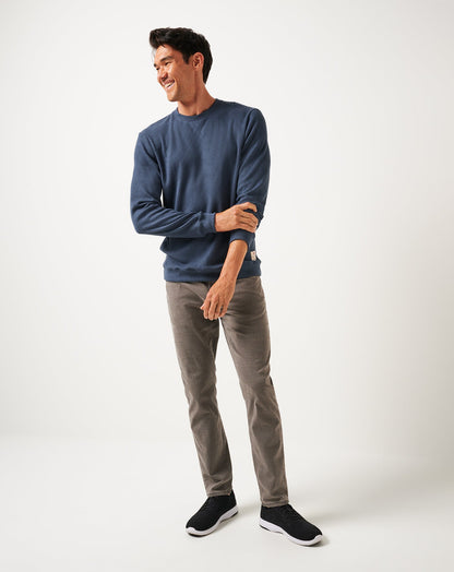 TravisMathew | Nonrev Long Sleeve Crew - Mood Indigo/Vintage Indigo