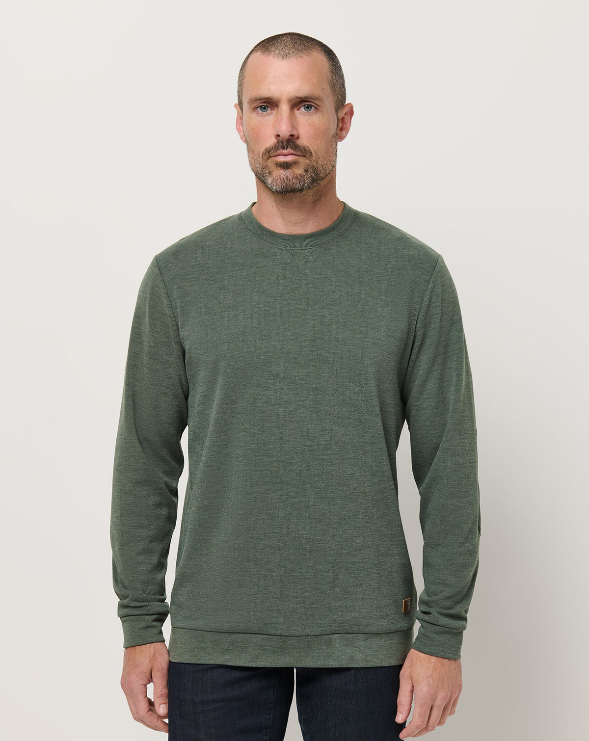 TravisMathew | Cloud Sweater - Heather Dark Olive