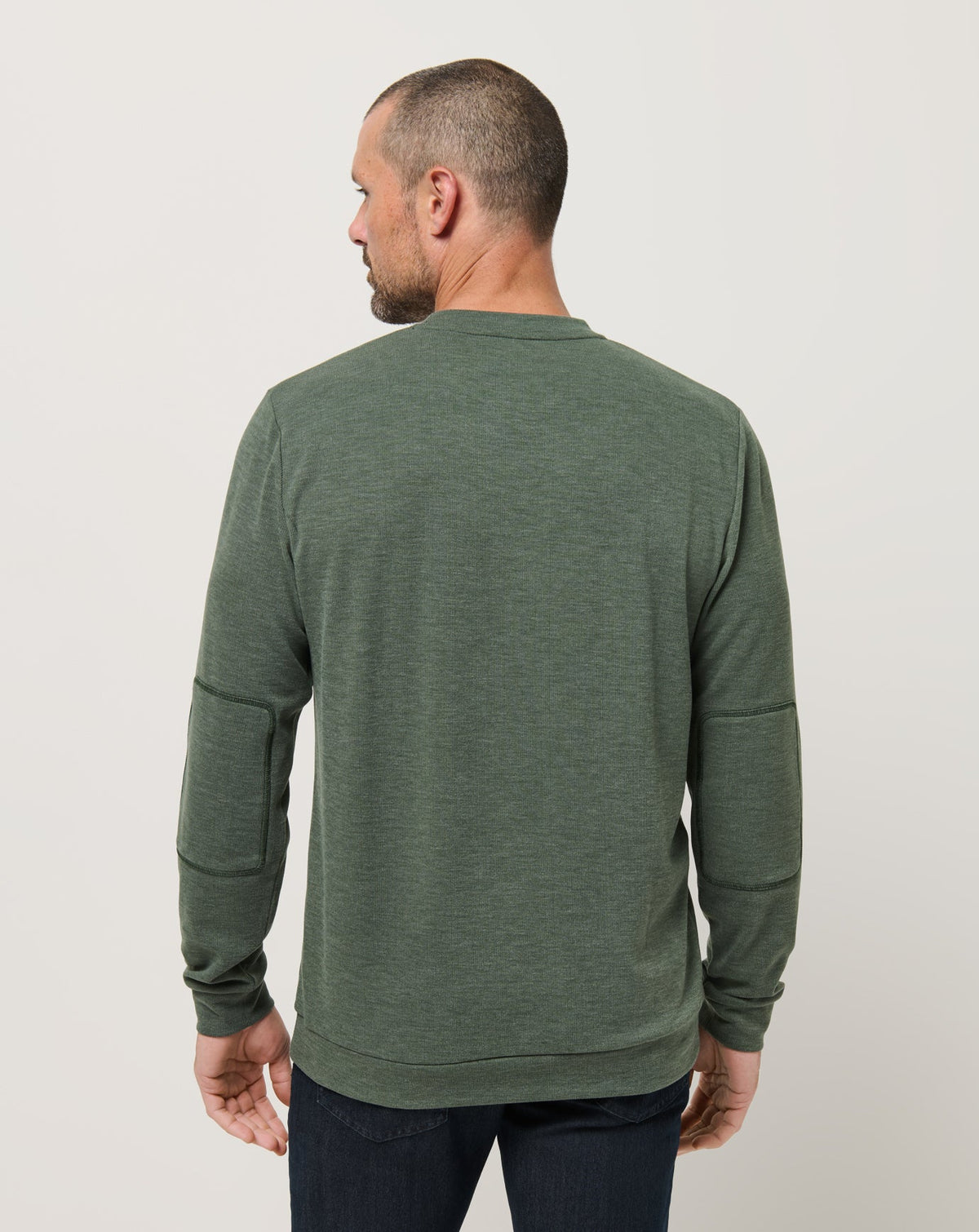 TravisMathew | Cloud Sweater - Heather Dark Olive