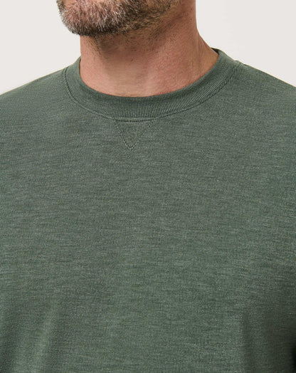 TravisMathew | Cloud Sweater - Heather Dark Olive