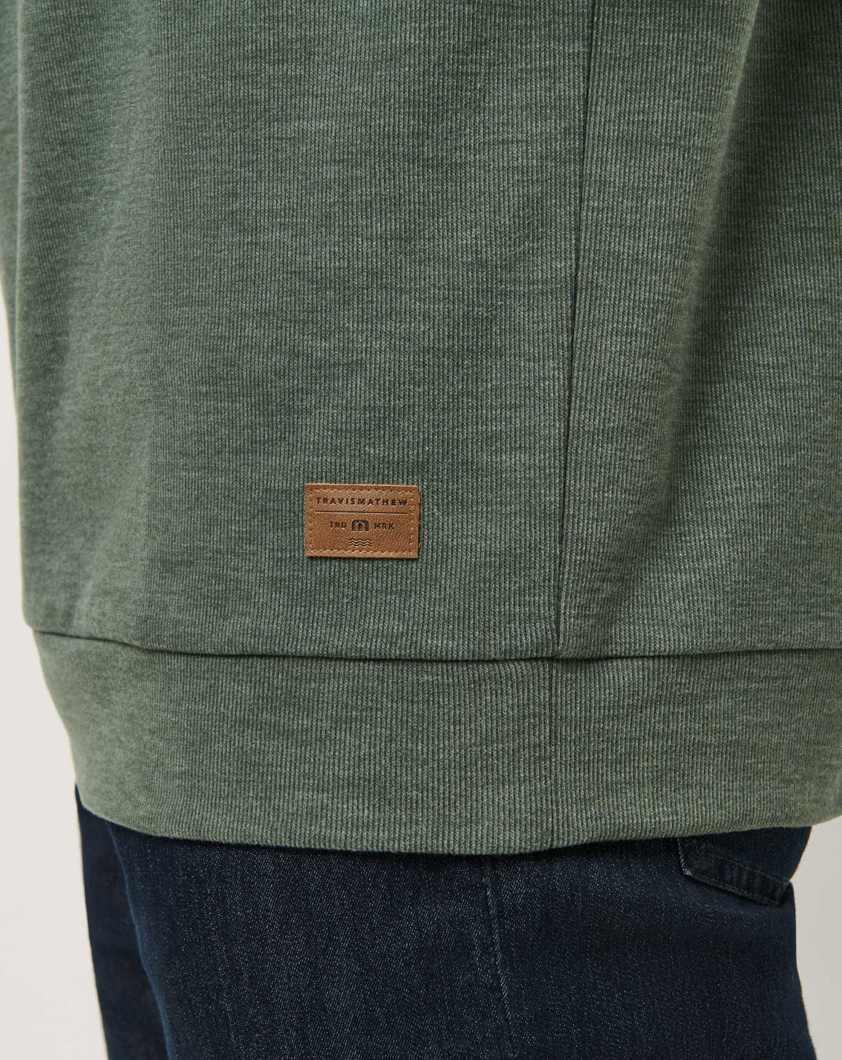 TravisMathew | Cloud Sweater - Heather Dark Olive