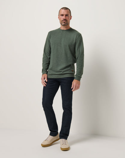 TravisMathew | Cloud Sweater - Heather Dark Olive