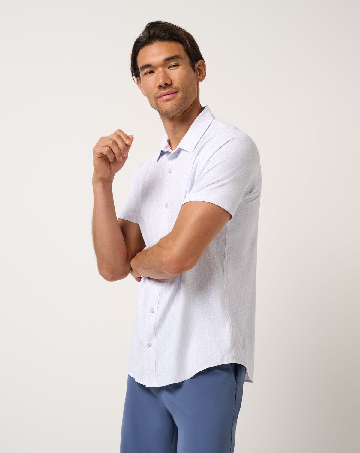 TravisMathew | Techwoven Sunlight Button-Up - White