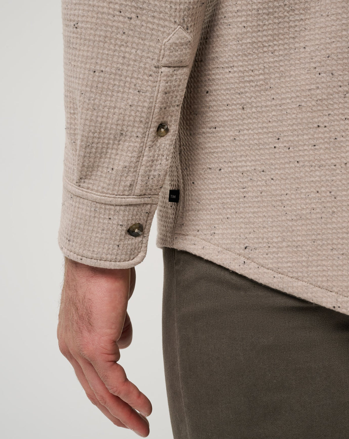 TravisMathew | Cloud Waffle Shirt Jacket - Oxford Tan