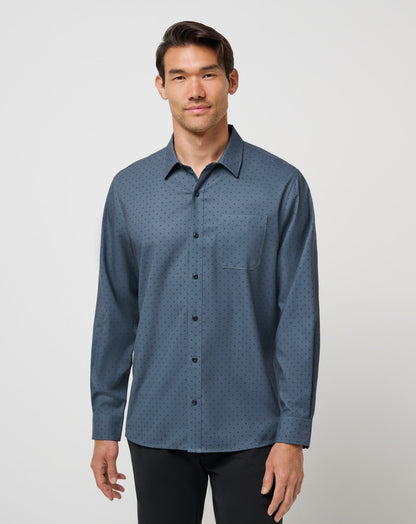 TravisMathew | Techwoven Tidbits Button-Up - Bering Sea
