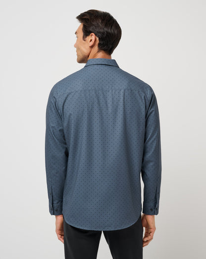 TravisMathew | Techwoven Tidbits Button-Up - Bering Sea