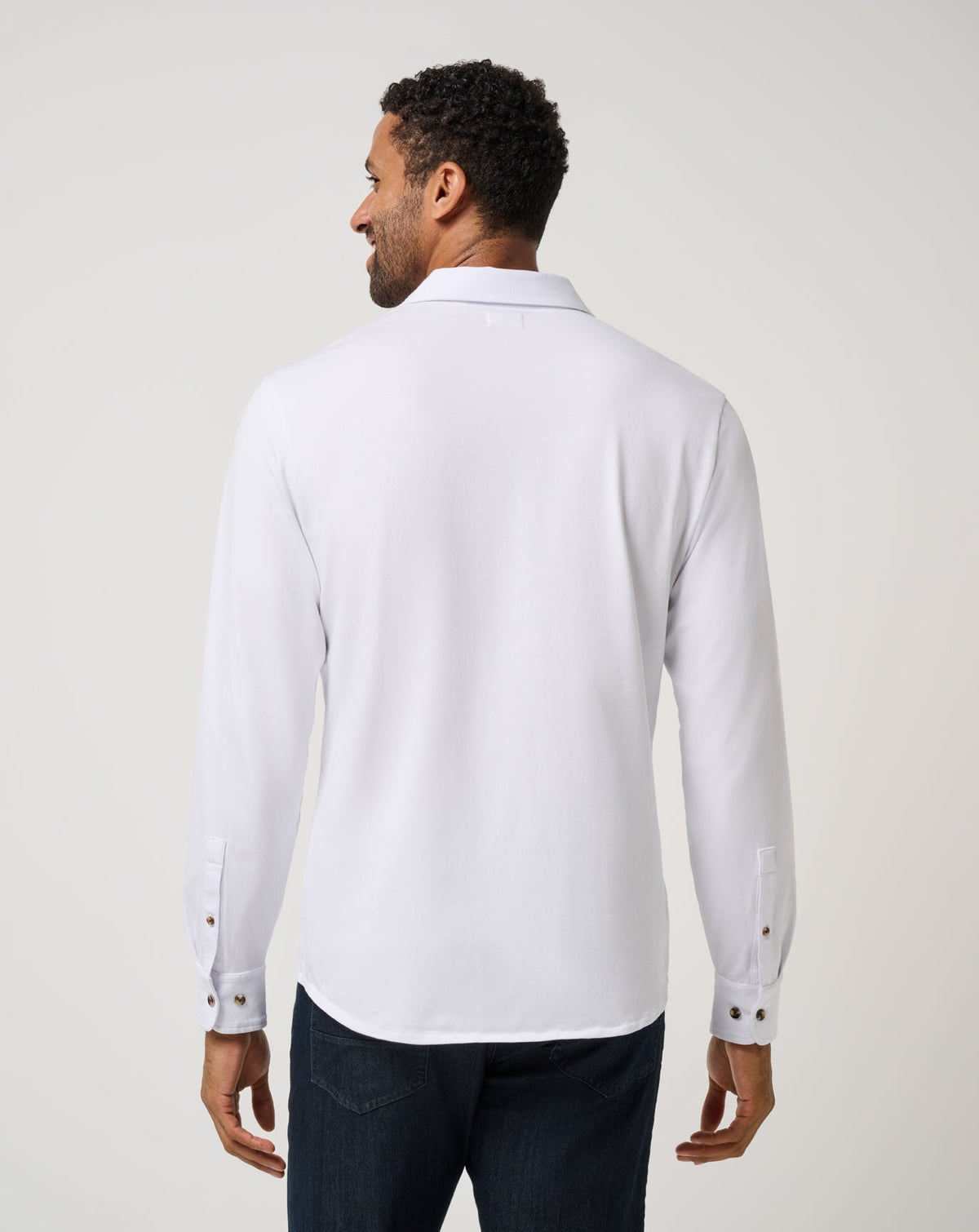 TravisMathew | Comfortknit TM Social Club Button-Up - White