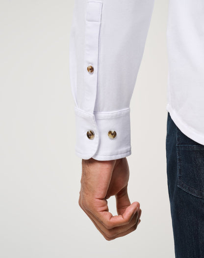TravisMathew | Comfortknit TM Social Club Button-Up - White