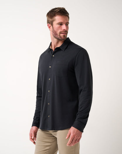 TravisMathew | Comfortknit TM Social Club Button-Up - Black