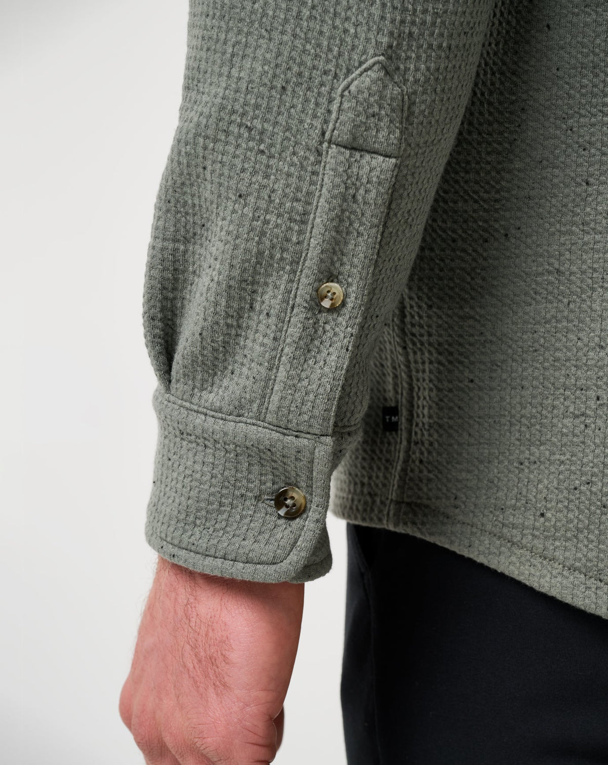 TravisMathew | Cloud Waffle Shirt Jacket - Dark Olive
