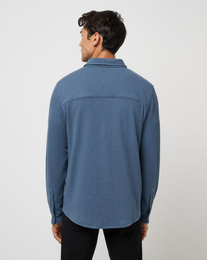 TravisMathew | Cloud Waffle Shirt Jacket - Bering Sea