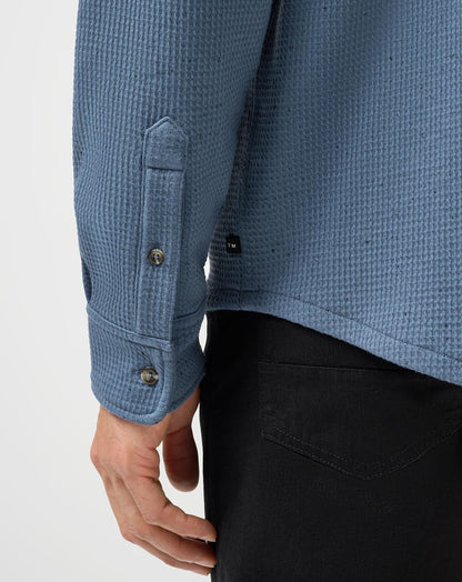 TravisMathew | Cloud Waffle Shirt Jacket - Bering Sea