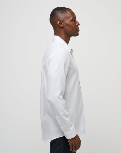 TravisMathew | Little Leary Button-Up - White