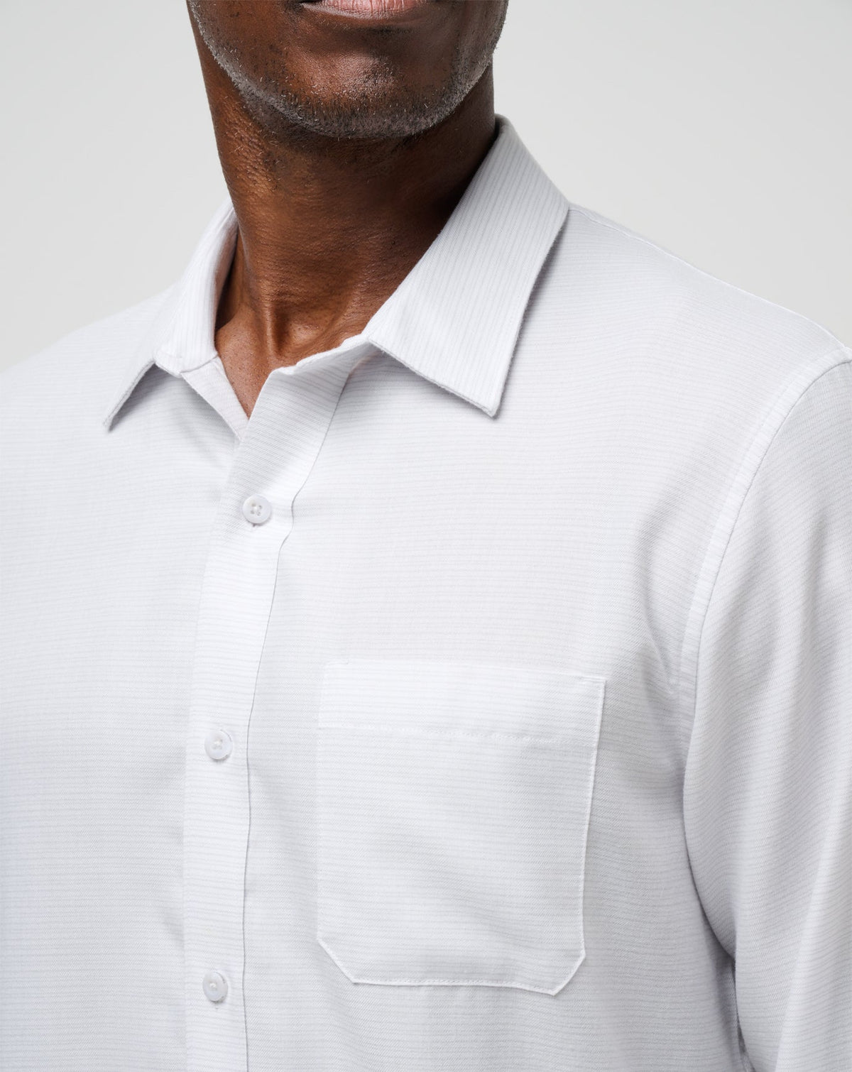 TravisMathew | Little Leary Button-Up - White
