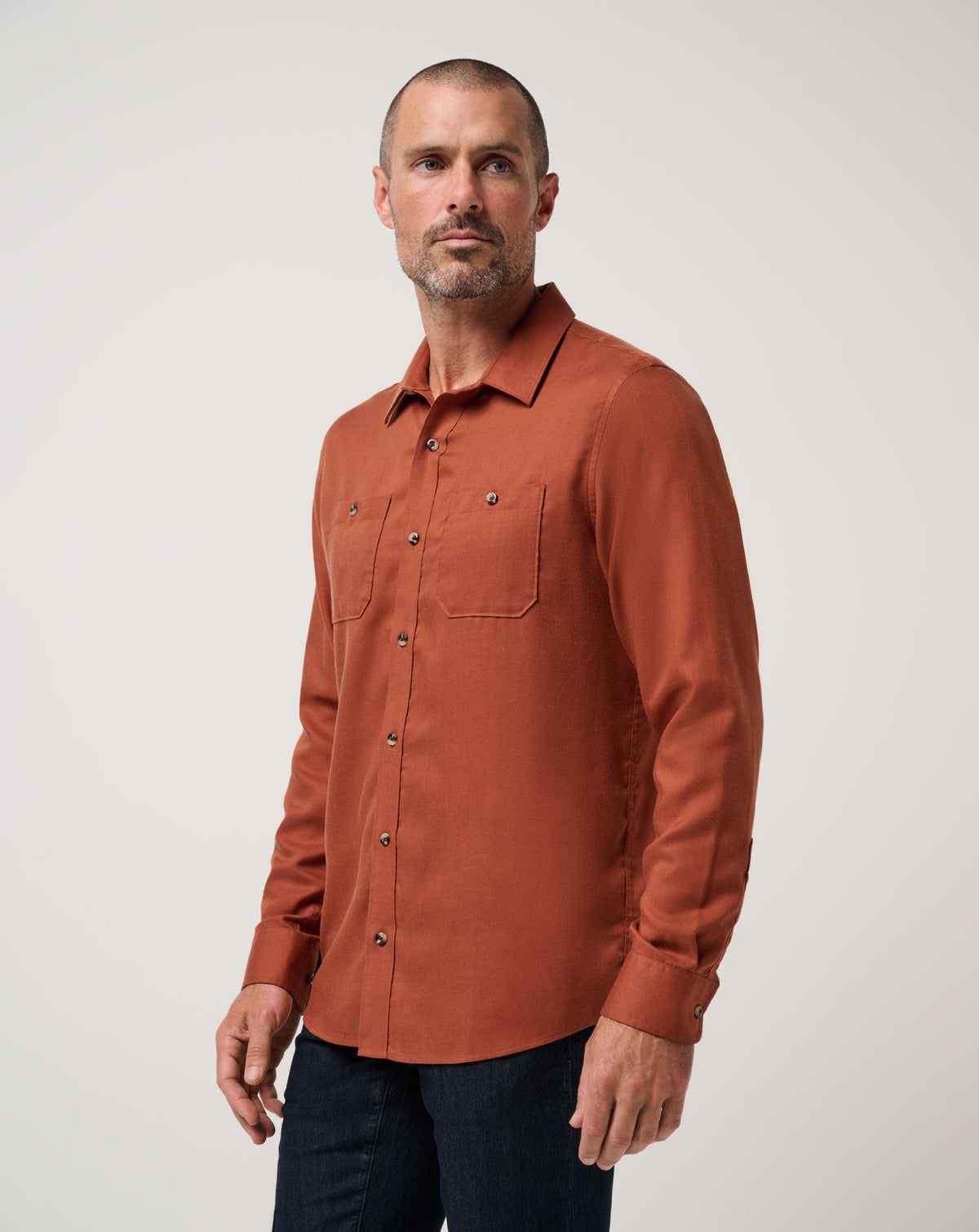 TravisMathew | Cloud Flannel Button-Up - Maple