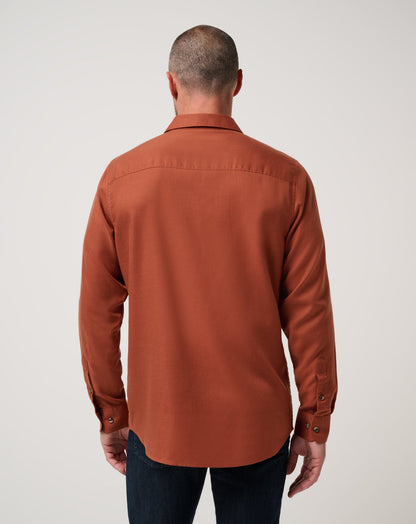 TravisMathew | Cloud Flannel Button-Up - Maple