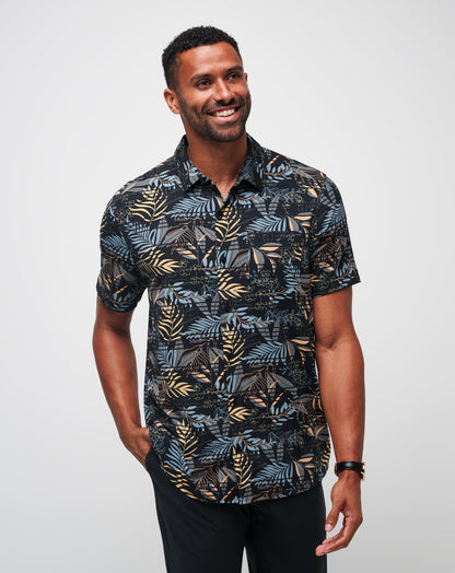 TravisMathew | Knit Hanabata Days Button-Up - Black