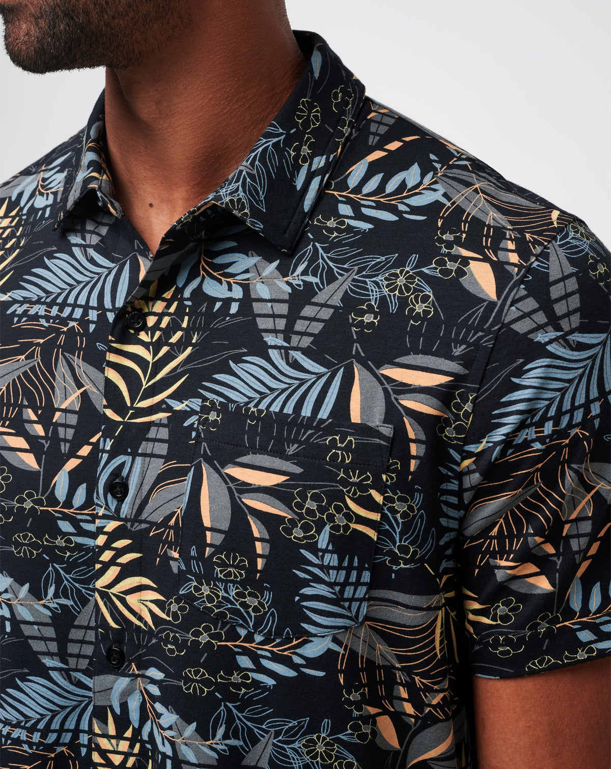 TravisMathew | Knit Hanabata Days Button-Up - Black