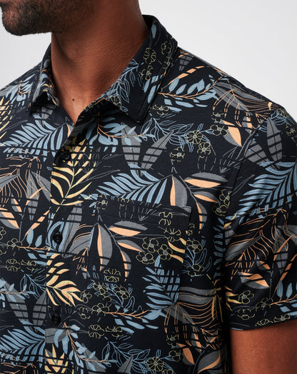 TravisMathew | Knit Hanabata Days Button-Up - Black