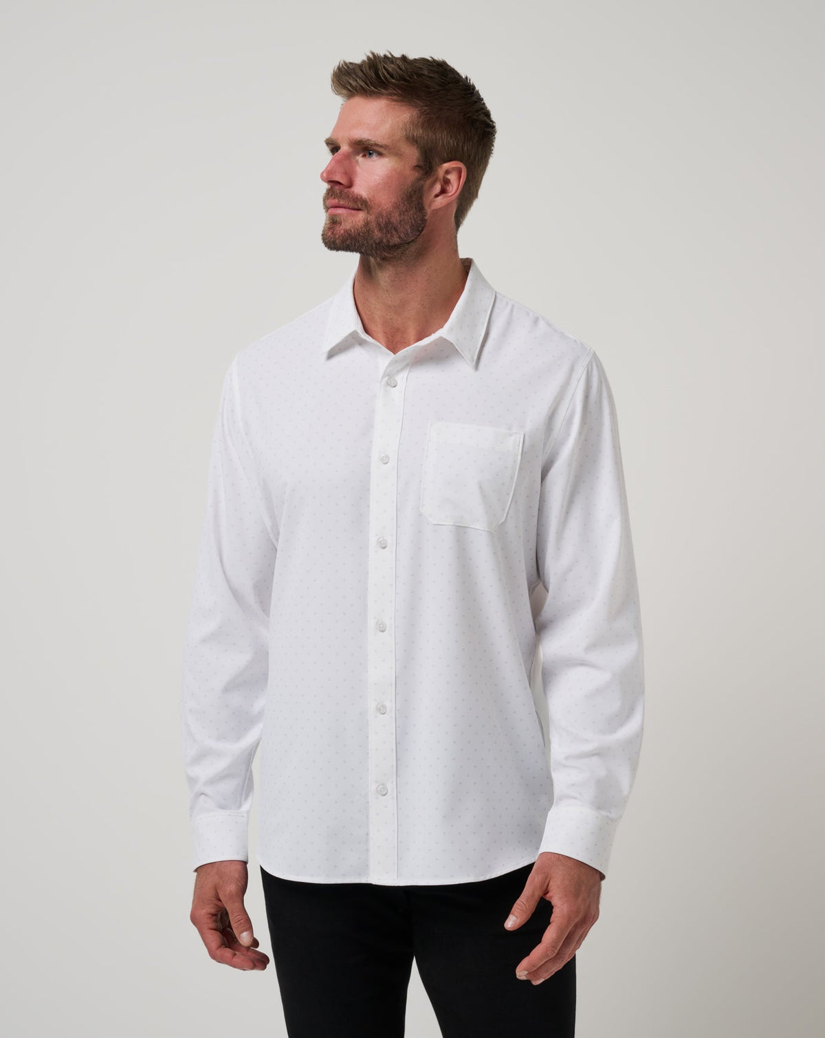 TravisMathew | Techwoven Tidbits Button-Up - White