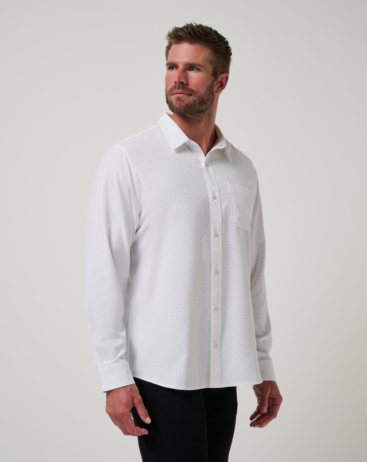 TravisMathew | Techwoven Tidbits Button-Up - White